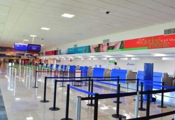 Así luce el Aeropuerto de Villahermosa por contingencia sanitaria en Tabasco