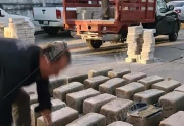 Detienen a un hombre que intentó esconder media tonelada de droga con material para construcción