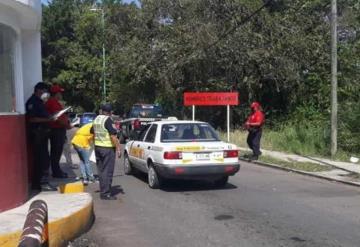 Instalan en Tenosique filtros sanitarios en puntos carreteros