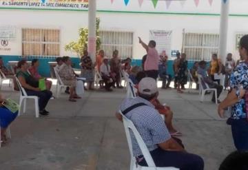 Aplican medidas sanitarias en entrega de apoyos de bienestar en Comalcalco