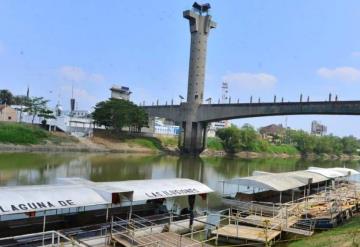 Suspenden servicio de lanchas en pasos pluviales del río Grijalva