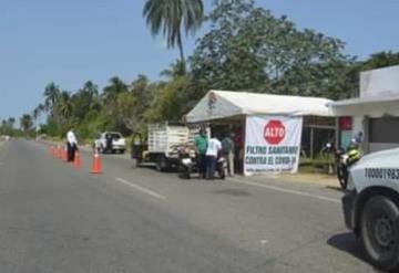 Instalan filtro sanitario en Chiltepec