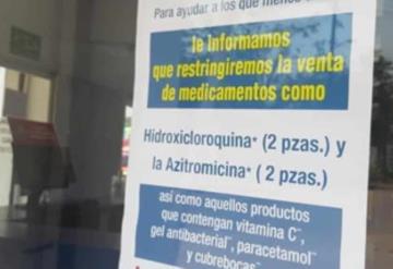 Limitan venta de hidroxicloroquina y azitromicina en farmacias; se cree que ayudan a tratar COVID-19