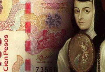 Tendremos a Sor Juana en los billetes de 100 este año