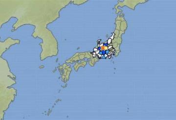 Registran terremoto de magnitud 5.5 en Japón