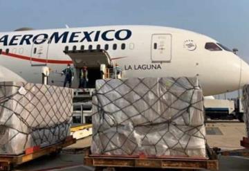 México continua la lucha, hoy llega el sexto avión con insumos médicos