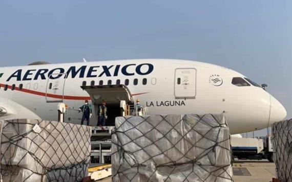 Viene de China el sexto vuelo con insumos médicos para México