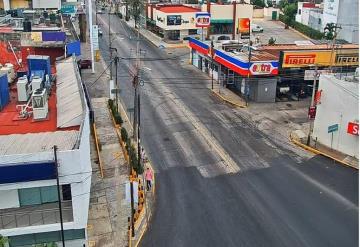 Así amanecieron este domingo las principales vialidades de Villahermosa