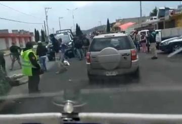 Agreden a policías por pedirle a motociclista que usara cubrebocas