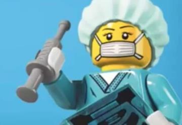 LEGO, INC donó a México lentes y caretas protectoras para personal médico