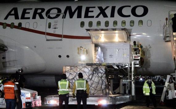 Llega a México séptimo cargamento con insumos médicos  contra COVID-19