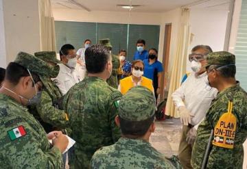 Retoma sus actividades el gobernador Adán Augusto; visita el Hospital de Comalcalco