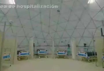 Conoce el interior del anexo del hospital Juan Graham donde se atienda a pacientes con COVID-19