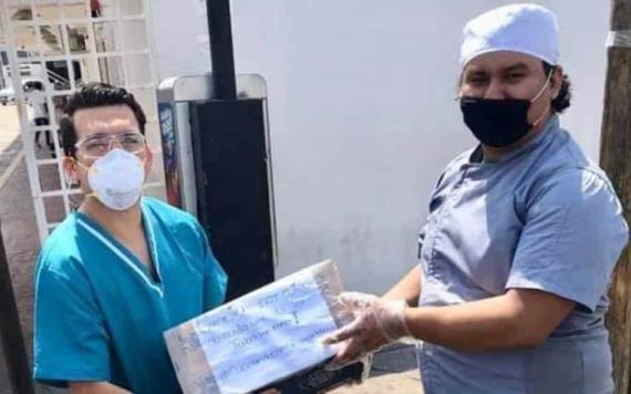 Chefs ayudan a personal médico, les envían alimentos a los hospitales
