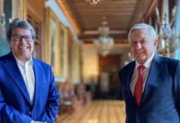 Monreal y AMLO se reúnen para estrategia contra Covid-19