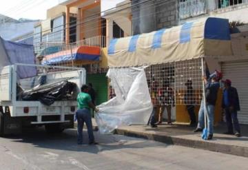 Supervisan que comercios no esenciales se encuentren cerrados en la zona Centro de Villahermosa