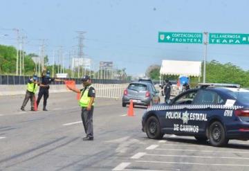 Estos son los filtros sanitarios con más infracciones a conductores en Tabasco