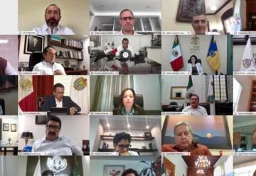 Participa Adán Augusto en reunión virtual con Segob para analizar aspectos del COVID-19