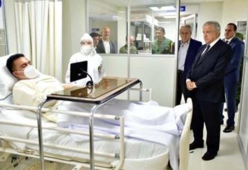 ISSSTE aclara polémica foto de López Obrador en hospital Covid-19 sin cubrebocas