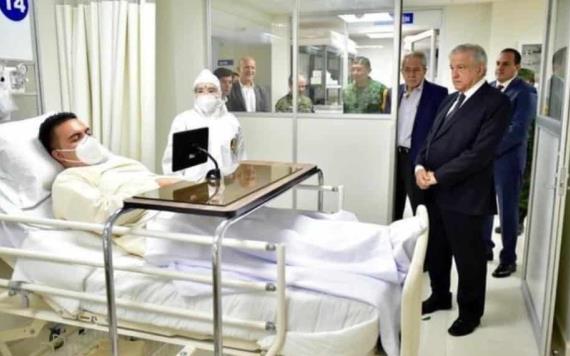 ISSSTE aclara polémica foto de López Obrador en hospital Covid-19 sin cubrebocas