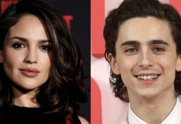 Captan a Eiza González y Timothée Chalamet besándose en playas mexicanas