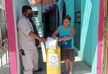 Apoyan con tanques de gas a familias jonutecas