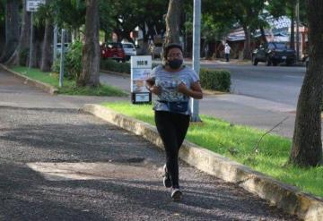 Así celebran villahermosinos la reapertura de unidades deportivas