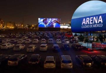 Arena México se transforma en autocinema y dan primer función