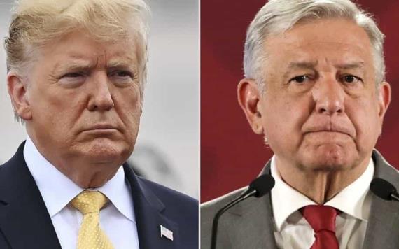 Trump tuitea fotos en el muro, ¿Indirectas para López Obrador?