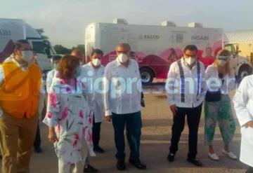 VIDEO: Adán Augusto supervisó la nueva burbuja hospitalaria en el Parque Tabasco