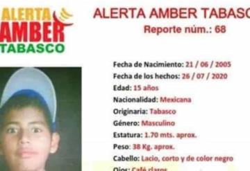 Emiten Alerta Amber por la desaparición de un joven de 15 años en Emiliano Zapata