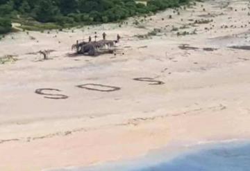 VIDEO: ¡De película!, gracias a un SOS logran salvar a tres hombres varados en una isla