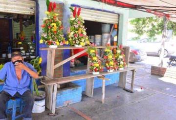 Caen ventas hasta un 90% en el Mercado de las Flores