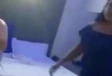 VIDEO Mujer descubre a su nuera con otro hombre en un motel