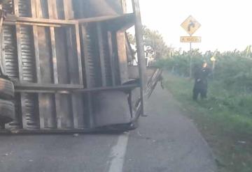 Accidente en carretera Villahermosa-Teapa