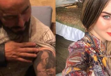 Lupillo Rivera rompe el silencio y contesta si se quitaría el tatuaje de Belinda