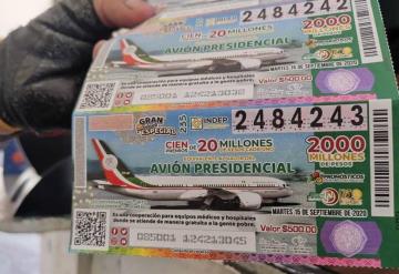 Se han vendido el 63.58% de cachitos para el sorteo del Avión Presidencial