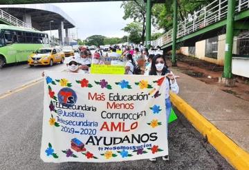 Docentes de Telesecundaria piden asignación de plazas