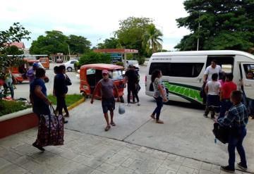 Se normalizan primeras rutas de pasaje en Jonuta