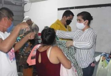 200 personas en los albergues temporales establecidos en el municipio de Teapa