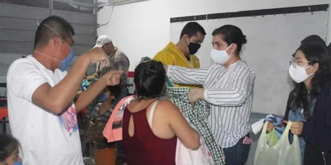 200 personas en los albergues temporales establecidos en el municipio de Teapa