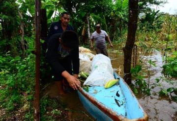 Este es el total de personas y localidades afectadas por las lluvias en Tabasco