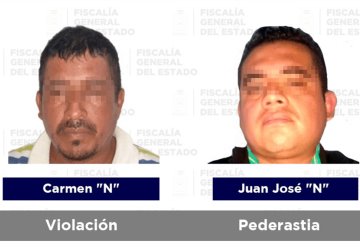 Aseguran a cuatro sujetos por delitos sexuales y contra la familia en Tabasco 