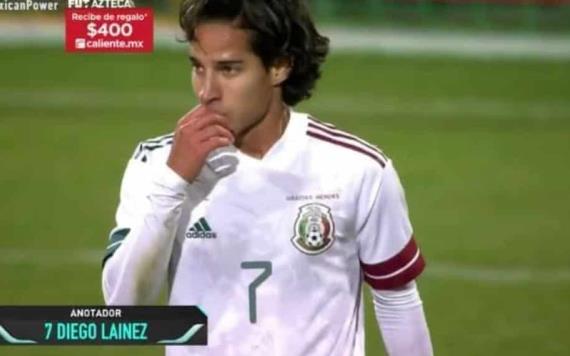 ¡Extraordinario gol! Diego Lainez  empata el partido entre México y Argelia