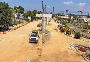 Distribuidor Av. Universidad, sin retrasos pese a precipitaciones