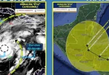 ETA se convierte en huracán y fija rumbo hacia Nicaragua y Honduras