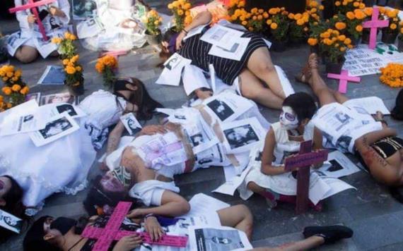 Catrinas realizaron marchas de protesta contra la violencia de género en el país