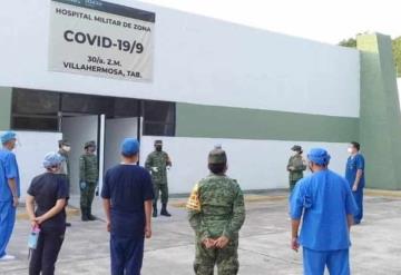 Inicia desconversión del Hospital Militar de Villahermosa; ya no atenderá pacientes covid-19