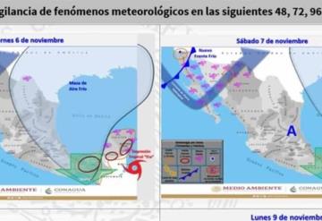 Eta mantendrá lluvias puntuales torrenciales en Tabasco