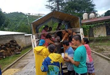 Habitantes de Pomoca se tienden la mano ante inundaciones 